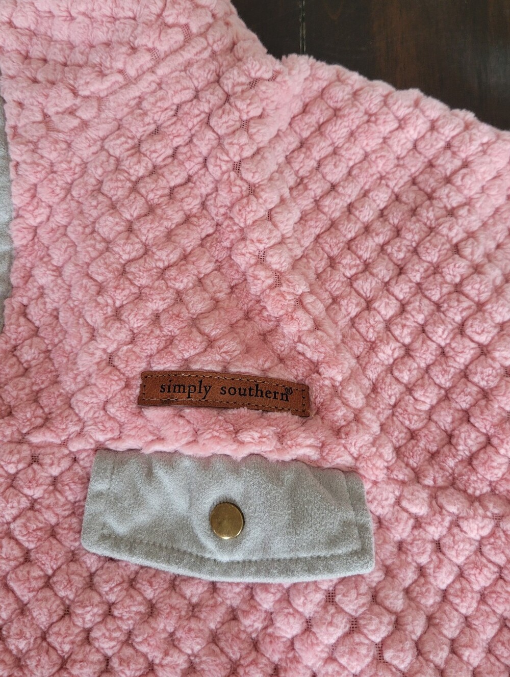 Simply Southern Quarter Snap Longsleeve Sweatshirt Womens Size Large - Picture 4 of 16
